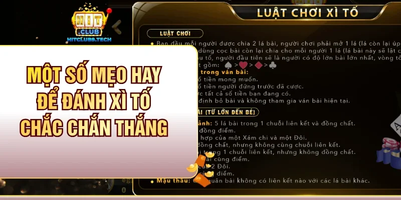 Một số mẹo hay để đánh Xì Tố chắc chắn thắng